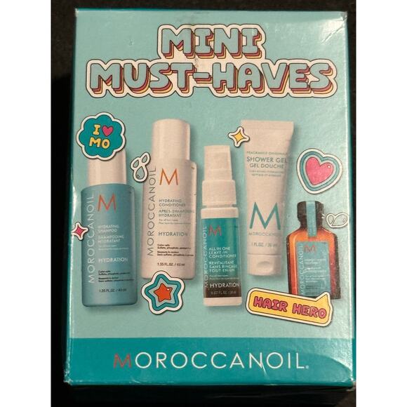 Moroccanoil Mini Must-Haves Deluxe Sampler Set - NEW in BOX - Picture 1 of 2